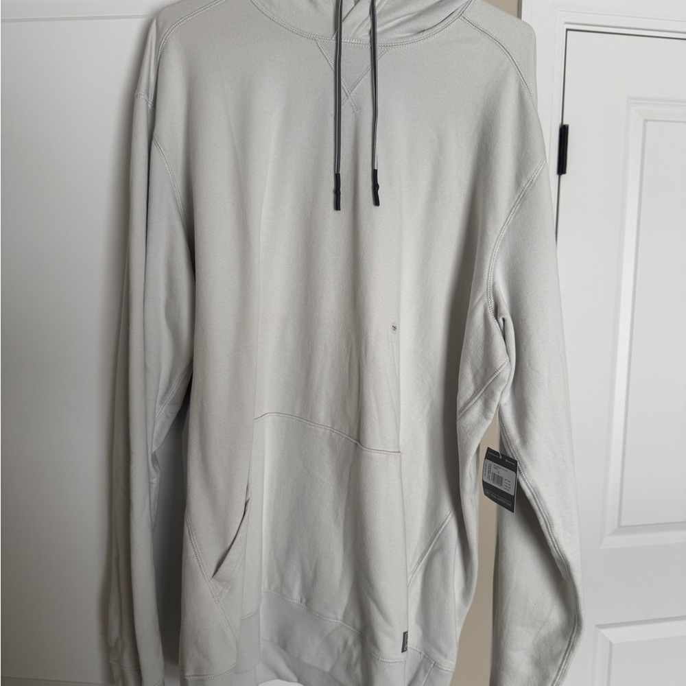 Eddie Bauer Men’s Cement Gray Hoodie